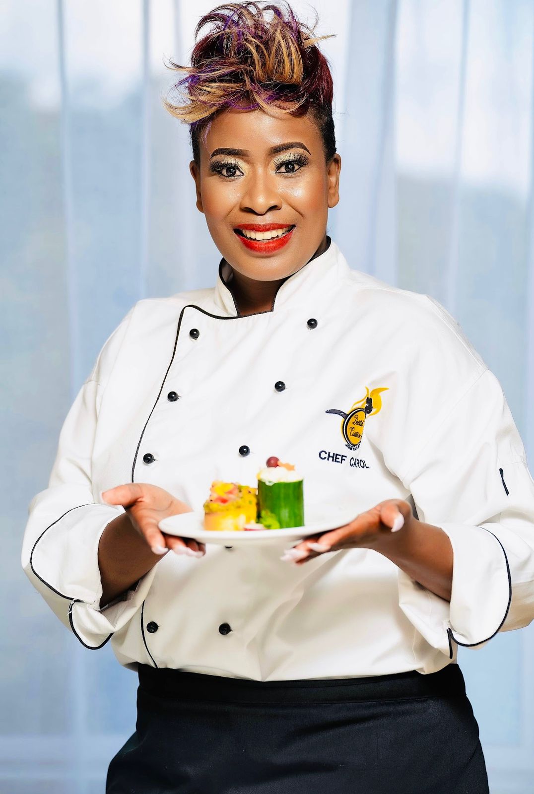 Chef preparing food in the kitchen for Devilish Cuisines